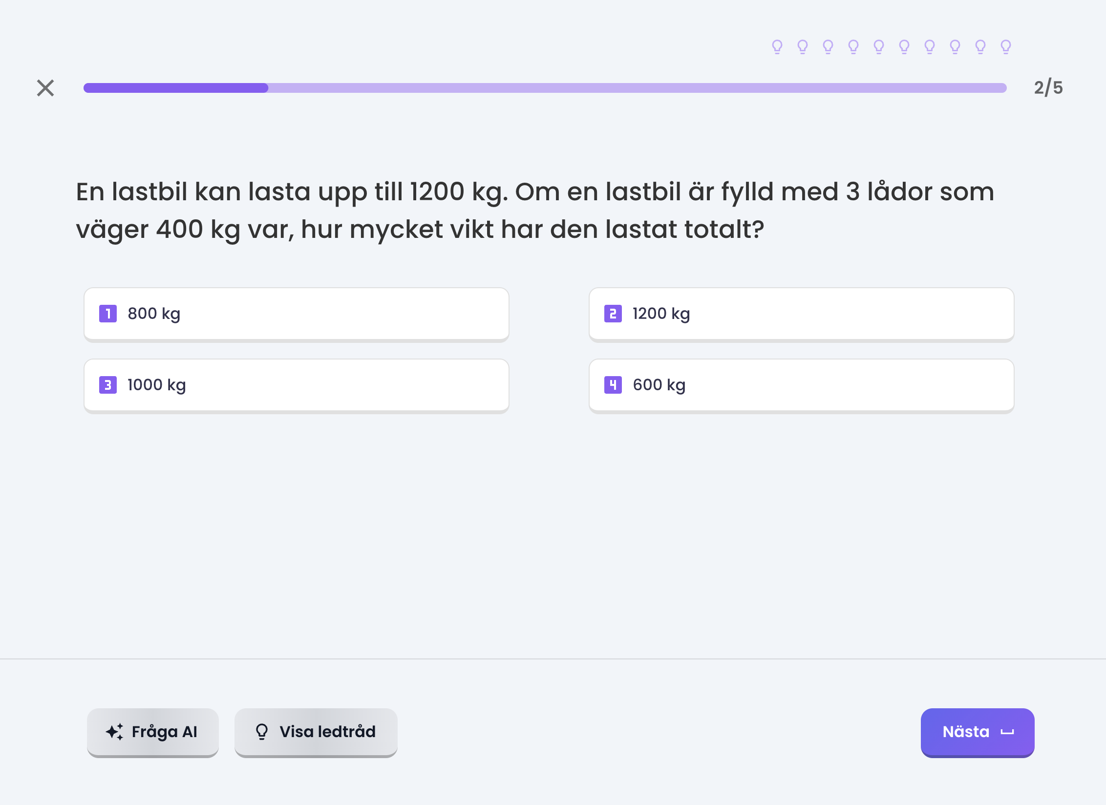 Generera quiz med AI