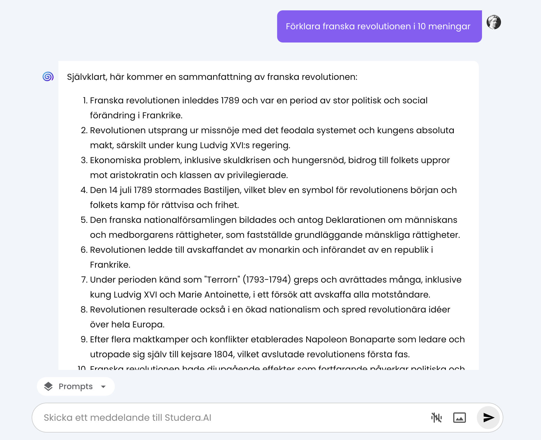Fråga AI