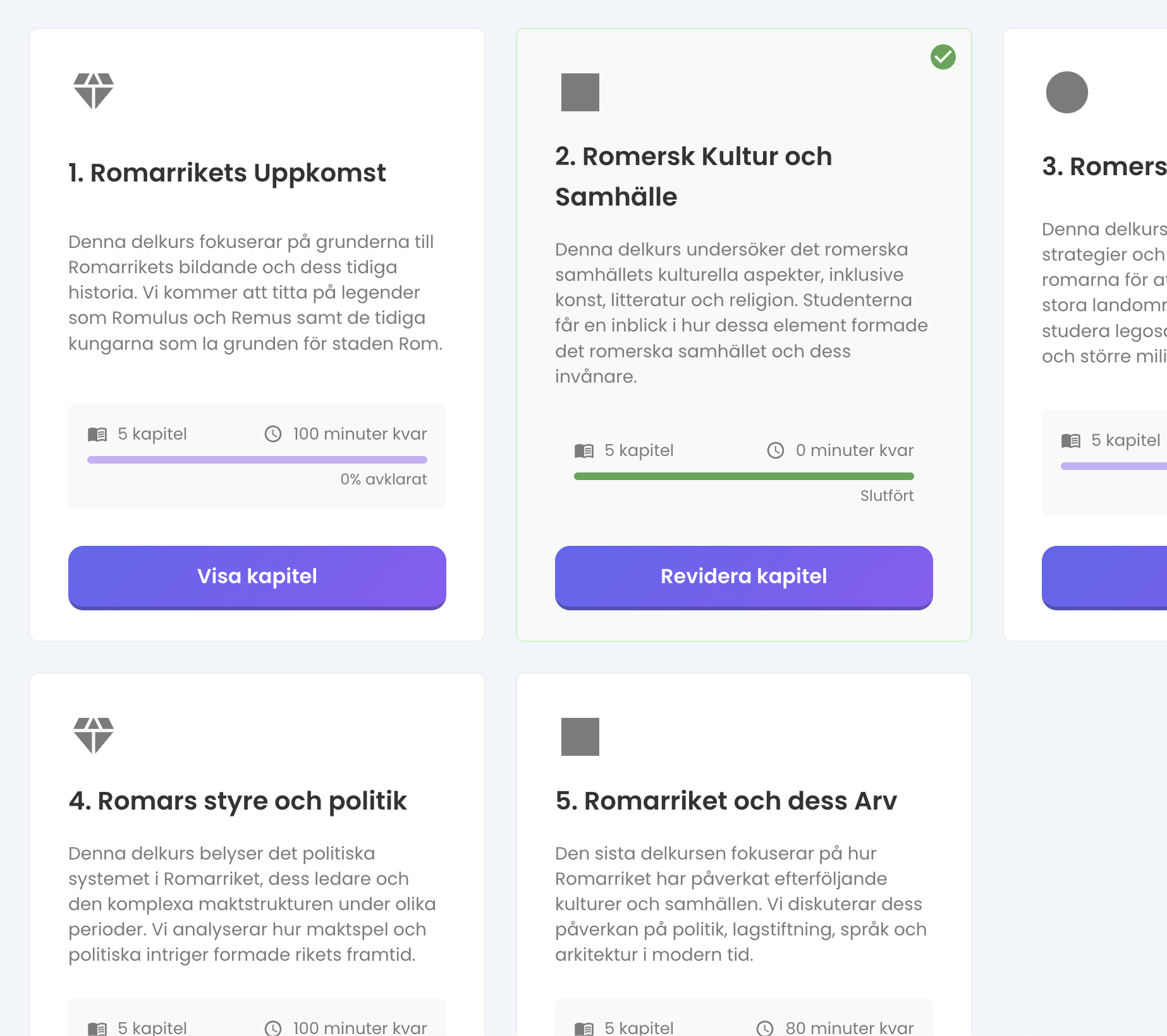 Skapa kurser med AI